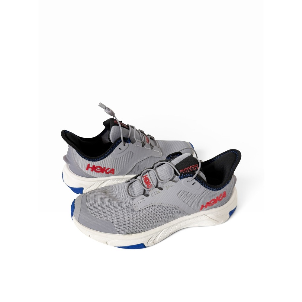 HOKA Kids Unisex Transport Freedom Foggy Grey Frost Athletic Sneaker Size 5